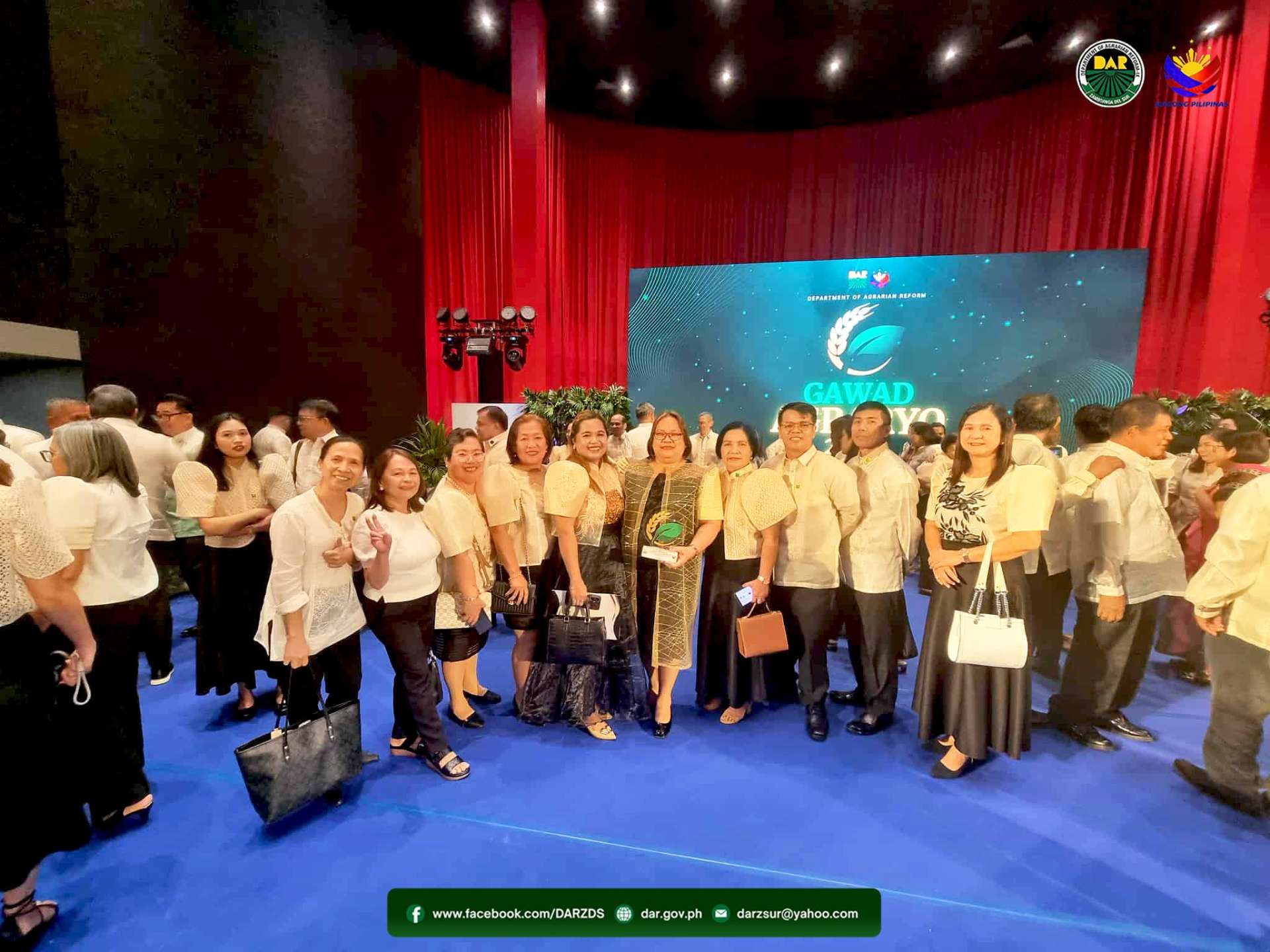 MIFAMCO delegation at the Gawad Agraryo 2025 awarding ceremony
