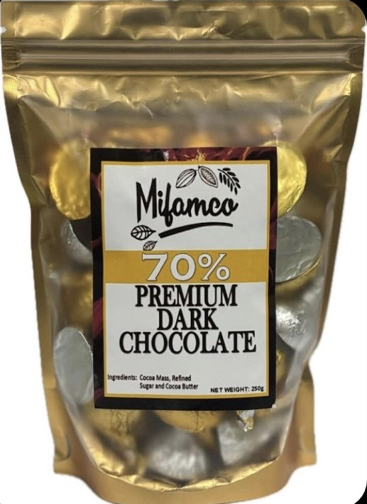 70% Premium Dark Chocolate, 250 g pack