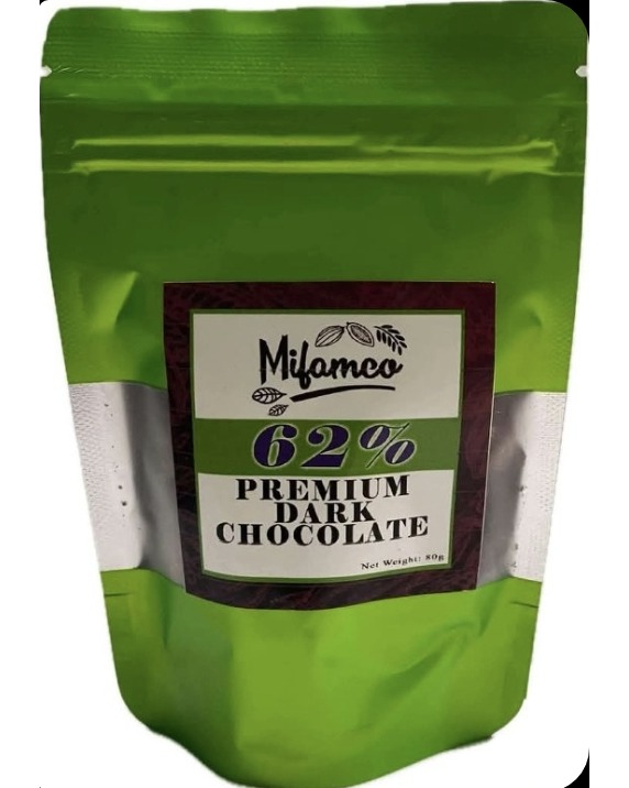 62% Premium Dark Chocolate, 80 g pack