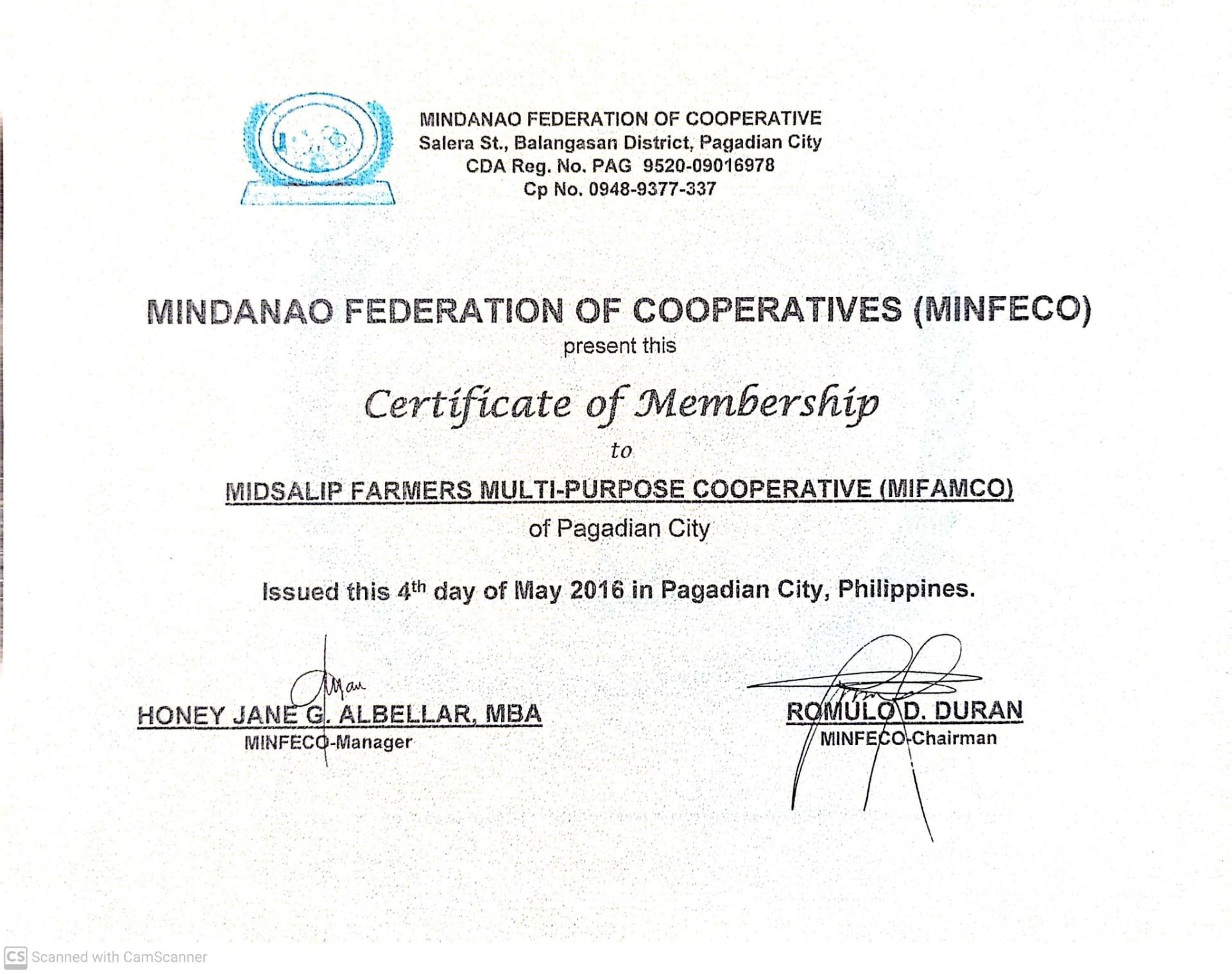 MINFECO Member Cooperative